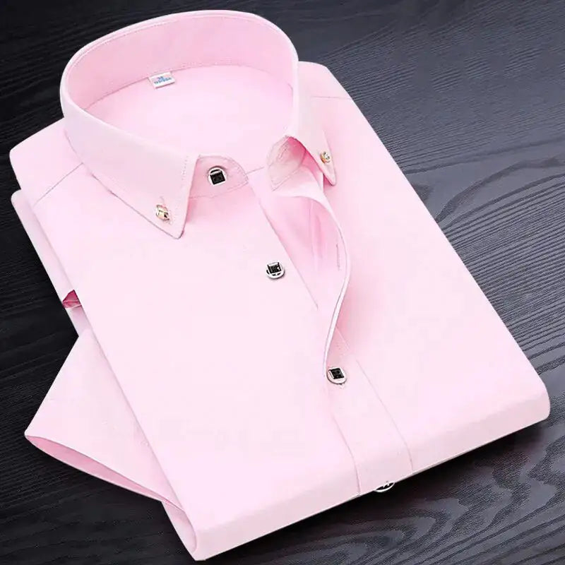 SHORT SLEEVE- Men's Dress Shirt