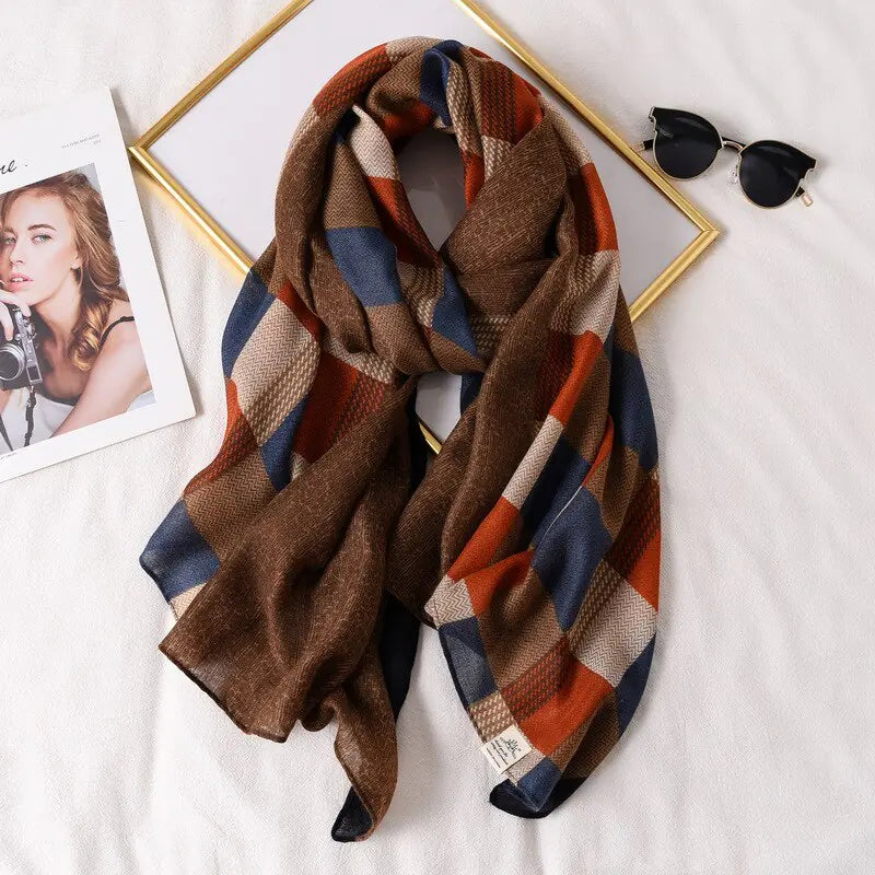 Plaid Scarf for Women