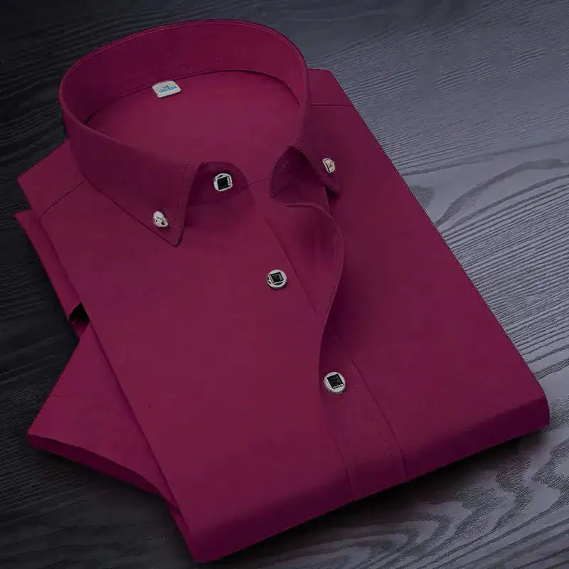 SHORT SLEEVE- Men's Dress Shirt